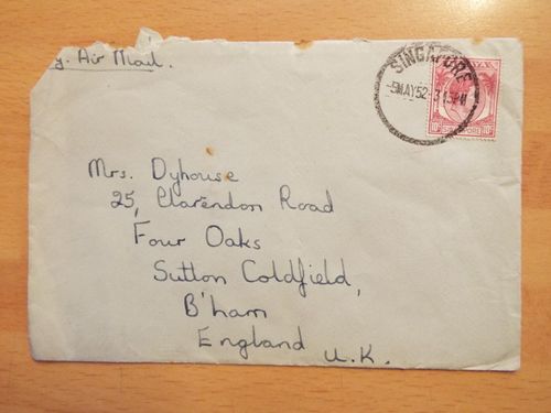 Five 1950's Malaya Forces Mail Covers Major Singapore GHQ British Army — image 7