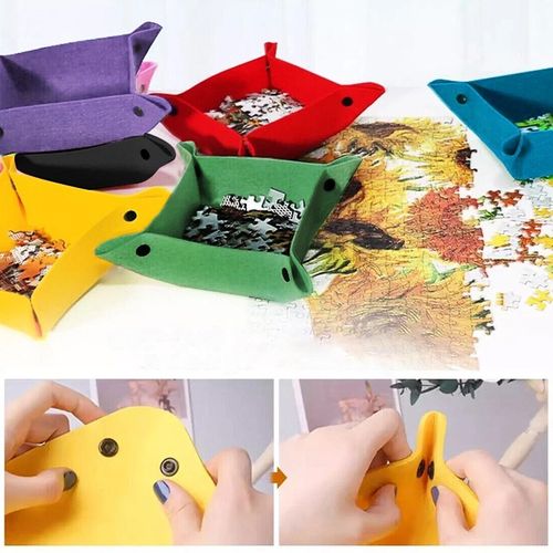 Puzzle Board 1000 Pieces Storage with 6 Sorting Trays And Cover 32"x22" — image 4