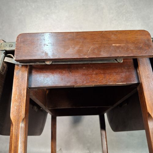 Drop Leaf Trolley Table Tea Drinks Cart Wooden Serving Table On Wheels Vintage — image 16