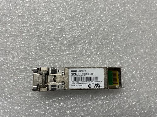 JD092B HPE H3C X130 10G SFP + LC SR TRANSCEIVER GENUINE HP