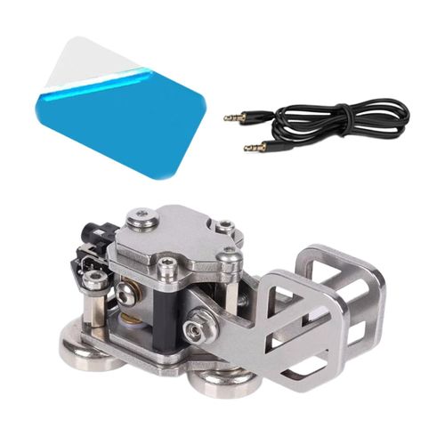 CW Key Automatic Morse Telegraph Key Lightweight Telegraphing Morse Practice Key — image 5