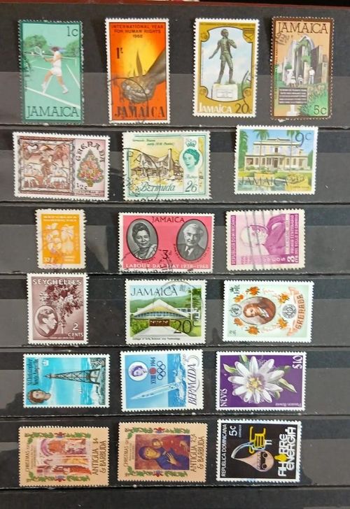 All Different Stamp Collection From The Caribbean Including Many Great Sets — image 6