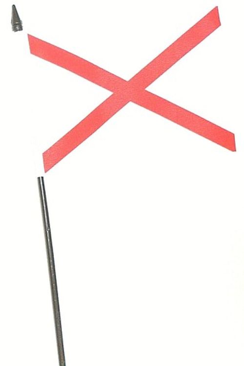 St Patricks Cross Ireland Small Hand Waving Flag 6" x 4"