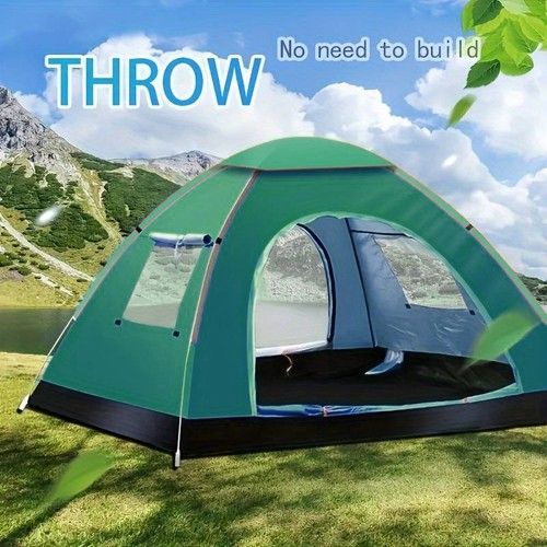 4 Person Man Family Tent Instant Pop Up Tent Waterproof Camping Hiking Tent