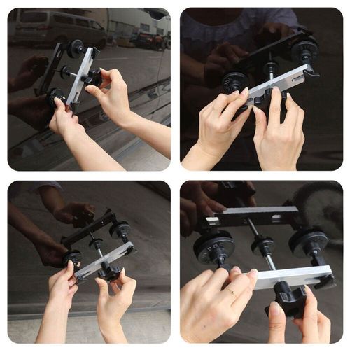 PDR Tool Car Paintless Kit Dent Puller Lifter Repair Removal Hail Tabs Glue Gun — image 12