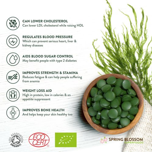 500G 100% ORGANIC SPIRULINA (1,000 x 500MG) TABLETS IMMUNE BOOSTER MULTIVITAMIN — image 4