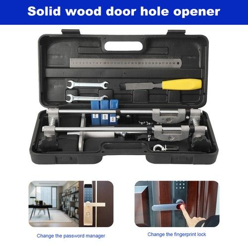 Solid Wood Door Hole Opener Slotting Machine Installation Interior Door Tool