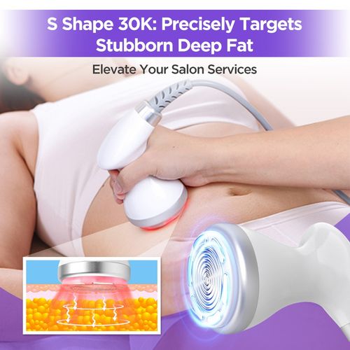 S-SHAPE 4 in 1 30K RF Cavitation 3.0 Machine Body Massage Skin Facial Care UK — image 5