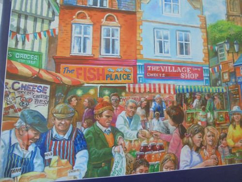 MARKET   1000 PIECES  GOOD PUZZLE — image 8