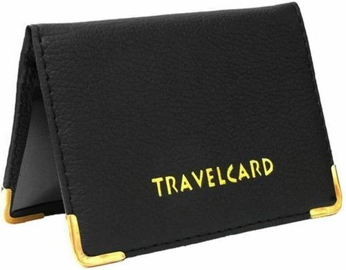 PU Leather Travel Bus Pass Holder Oyster Wallet Rail Card Cover Case