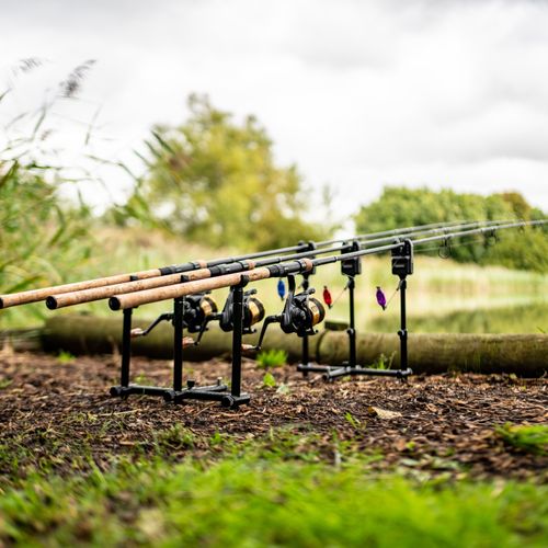 Quest Trilogy Pod | Bank Sticks | Carp Fishing Rod Pod | With Zipped Carry Bag — image 3