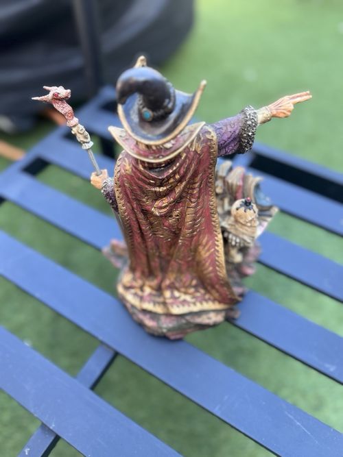 Vintage A.A.D.L.P. Pirate Wizard Warlock Statue Adams Apple Studios — image 6