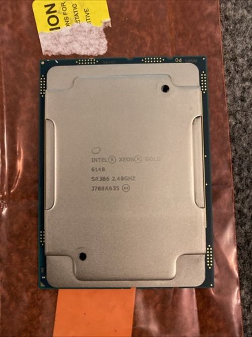 Intel Xeon Gold 6148 (SR3B6) 2.40GHz 20-Core LGA3647 150W 27.5MB Cache CPU