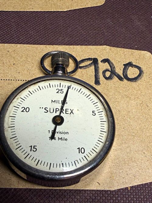 Vintage Miles Suprex Mechanical Pedometer 25 Mile German Pocket Counter Spares