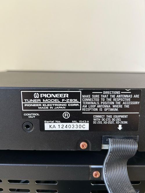Pioneer DC-Z83 Stereo Double Cassette Deck Amplifier & FZ93L Tuner Set - Working — image 15