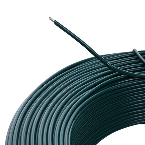 25-100M ROLL HEAVY DUTY WIRE GALVANISED PVC COATED GARDEN FENCING GREEN PLANT — image 4