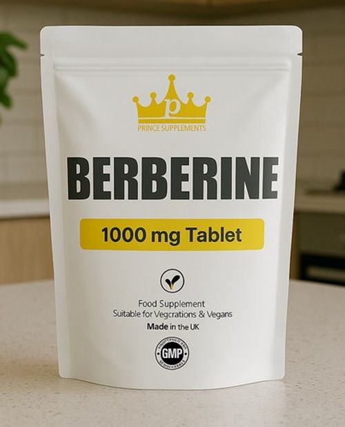 Berberine 1000mg Tablet/Capsules  Support Blood Sugar Supplement vegan