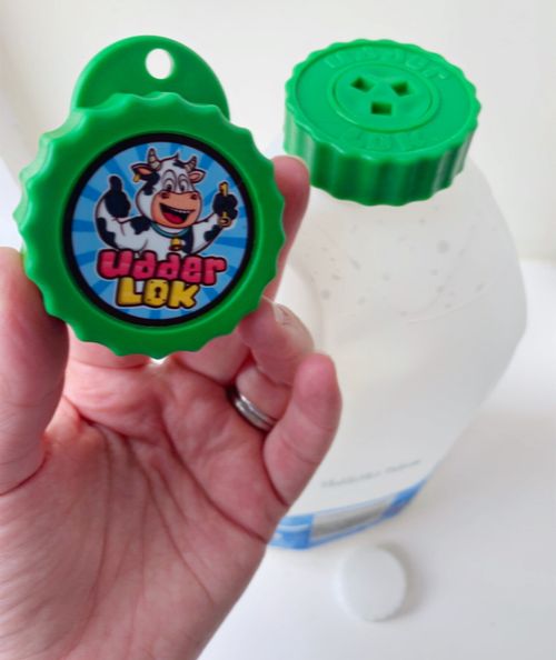 UdderLok-The Original Patented Milk Bottle Lock! Stop People Pinching Your Milk! — image 2