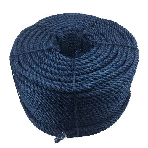 12mm Navy Blue 3 Strand Softline Multifilament Rope Floating Yacht Boats Mooring