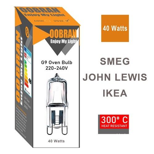 SMEG Genuine Oven Cooker Halogen Lamp Light Bulb 824610747 40W 40 Watt