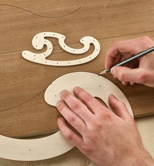 French Curves Technical Draughtsman Drawing Stencil Set of 3 Ruler Template — image 9
