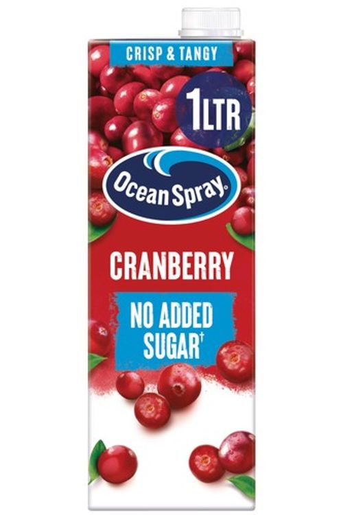 Ocean Spray Classic Cranberry Juice Drink - 1L - No Added Sugar -  Low Calorie