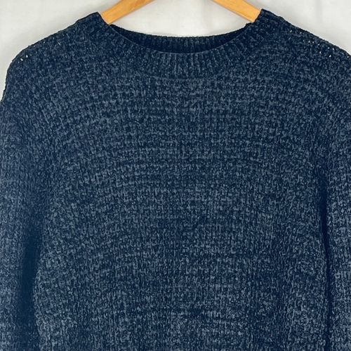 Womens Crew Neck Textured Short Soft Chenille Pullover Jumper ONE SIZE SMALL — image 2