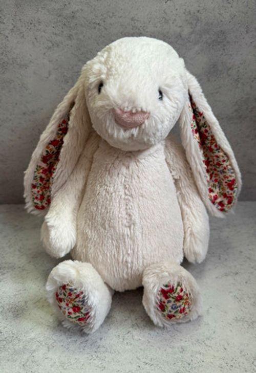 Retired Jellycat Blossom Cream Bunny – Medium