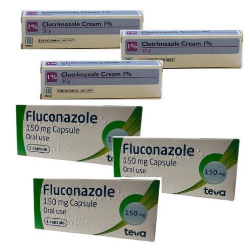 3 x Clotrimazole & 3 x Fluconazole Thrush Treatment Multipack — image 2