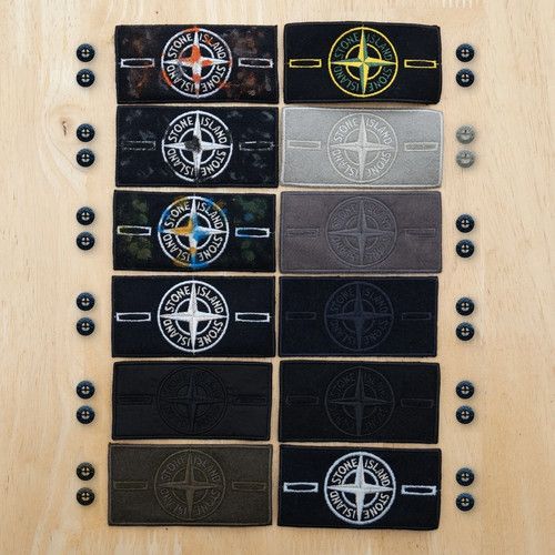 Authentic Stone Island Badge Patches with buttons | SAME DAY DISPATCH ✅