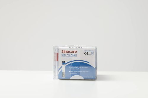 sinocare Safe AQ Angel Diabetes Strips/Blood Glucose 1 count (Pack of 100)  — image 7