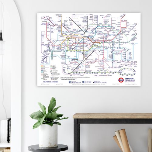 London Tube Map Poster 2026 (Official TfL Wall Art Print ) A0 A1 Large Format — image 2