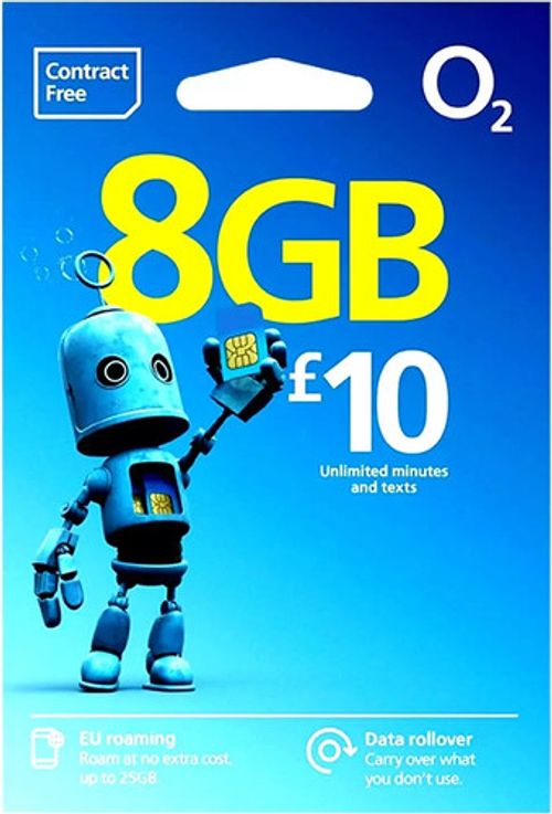 O2 BIG BUNDLE £10 02 PAY AS YOU GO STANDARD & MICRO NANO SIM CARD