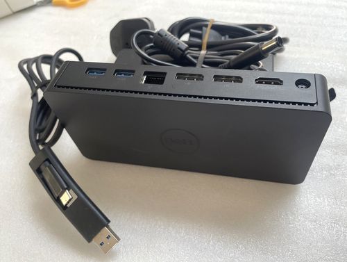 Dell D6000S USB-C USB-A Laptop Docking Station With 130W Dell Power Adapter — image 2