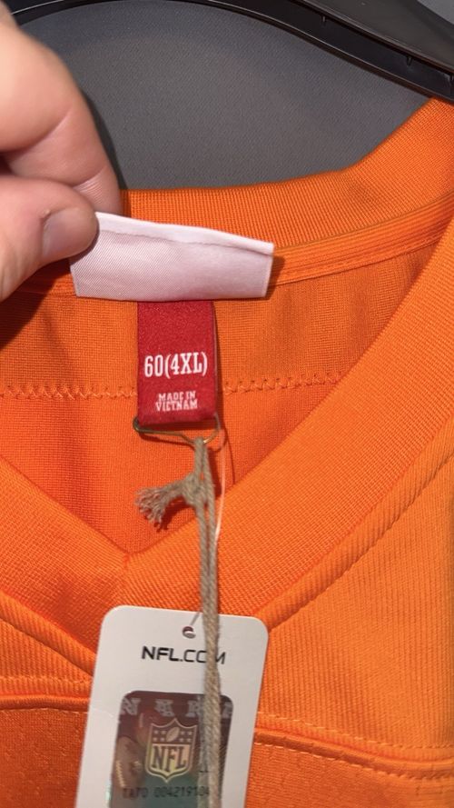 Lando Norris 4 McLaren Mitchell & Ness NFL Jersey Orange 4XL Oversized Formula 1 — image 5