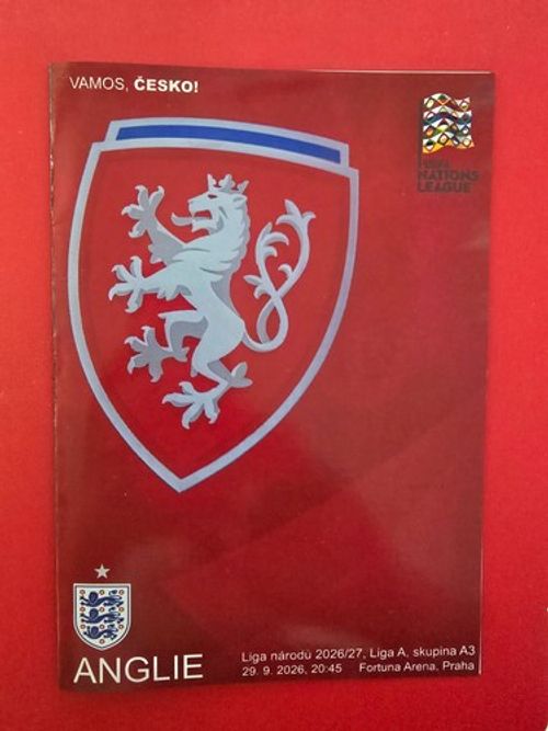 UNOFFICAL/PIRATE  UEFA NATIONS LEAGUE~ENGLAND - CZECHIA & CROATIA~29/09 & 03/10