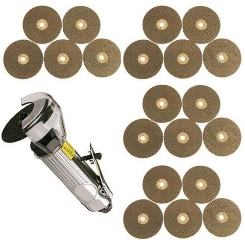 3" AIR CUT OFF TOOL GRINDER CUTTER TOOLS + 21 CUTTING DISCS