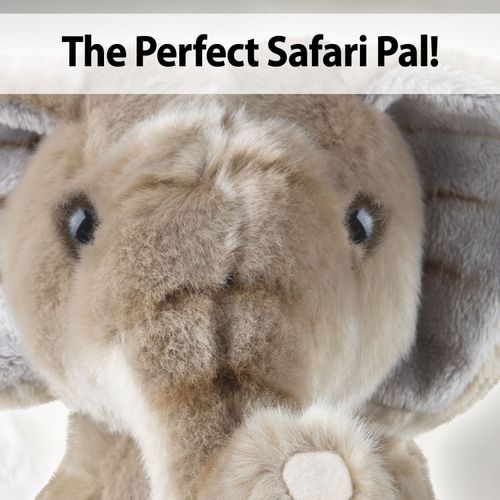 Safari Elephant Plush Premium Toy - Natural World Collection — image 7