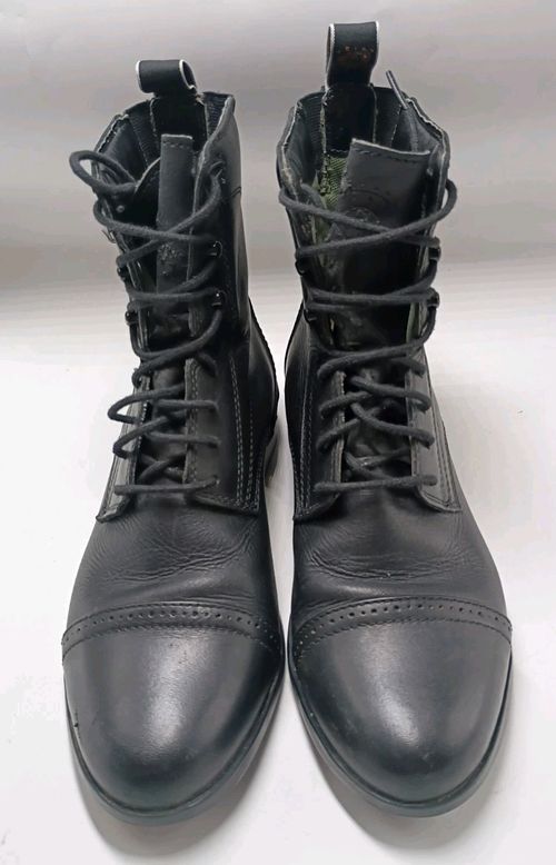 Ariat Womens 7 B Black Heritage III Paddock Boots Leather Equestrian Riding — image 2