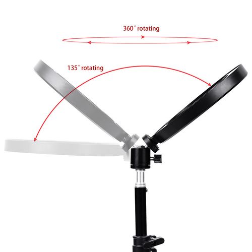12" LED Ring Light with Tripod Stand Phone Mount for YouTube Makeup Video Live — image 6