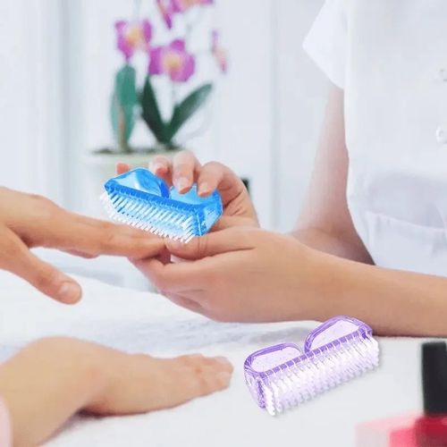 4PCS Handheld Cleaning Scrub Brush Strong Bristles Bathroom Kitchen UK — image 5