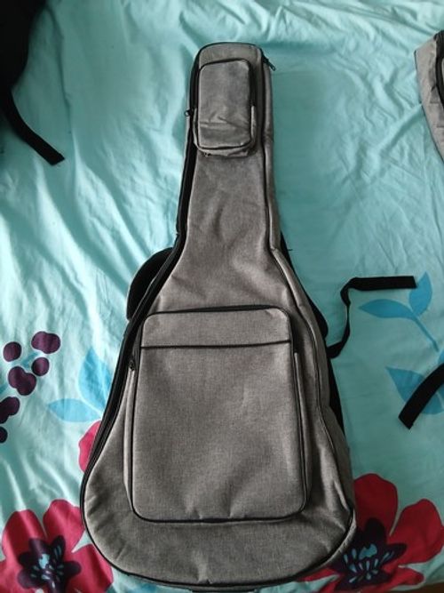 HOHIYO 12 mm Thick Padding 39 40 inch Electric Guitar Grey Gig Bag,0.45in  