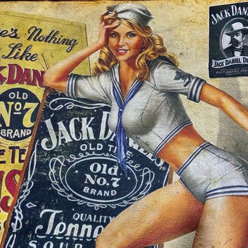 Jack Daniels Old No 7 Tennessee Whiskey Rug Very Large Wall Art Floor 118x155cm