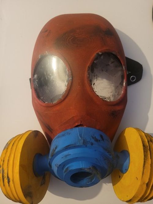 Poppy Playtime3d Printed Playtime.Co Gas Mask Cosplay Prop