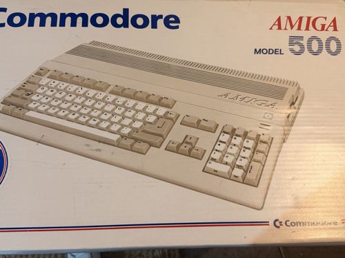 Boxed Commodore Amiga 500 - Loads Of Box Games - Floppy’s Etc… Untested Read Adv — image 1