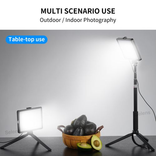 2PCS 8" LED Video Lighting Kit Light Photography Studio Photo Lamp Live 1m Stand — image 10