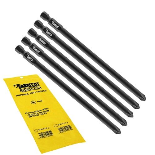 SabreCut Autofeed Makita Drywall Screwdriver Gun Bit PH2 x5 BFR550 6843 DFR550