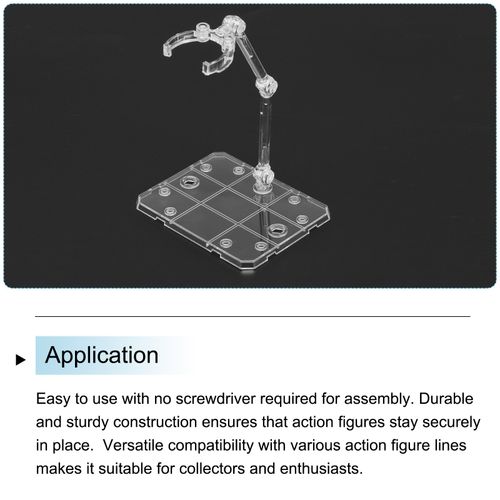 6Pcs Action Figure Stands 2.9 x 3.7 Inch Single Display Holder — image 6