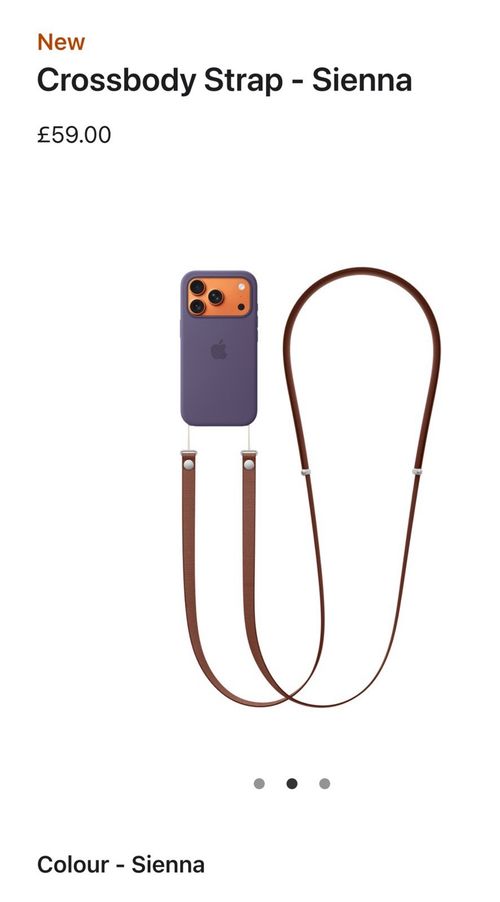 Genuine iPhone Crossbody Strap - Sienna — image 3