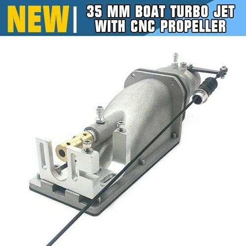 35mm Boat Water Jet Propulsion Pump Thruster with CNC Propeller Motor Accessory — image 2